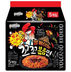 Paldo Volcano Spicy Chicken Ramyun 4x140gm Paldo Volcano Spicy Chicken Ramyun 4x140gm