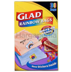 Glad Rainbow Sandwich Bag 30s Glad Rainbow Sandwich Bag 30s