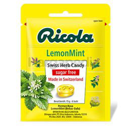 Ricola Lozenges Lemon Mint 17.5gm Ricola Lozenges Lemon Mint 17.5gm