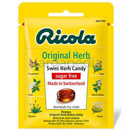 Ricola Lozenges Original Herb 17.5gm Ricola Lozenges Original Herb 17.5gm