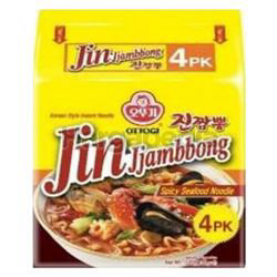 Ottogi Jin Jjambbong Ramen Multipack 4x130gm Ottogi Jin Jjambbong Ramen Multipack 4x130gm