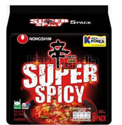Nong Shim Super Spicy Ramyun Noodle 5x120gm Nong Shim Super Spicy Ramyun Noodle 5x120gm