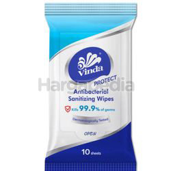 Vinda Protect Anti Bacterial Sanitizing Wipes 10s Vinda Protect Anti Bacterial Sanitizing Wipes 10s