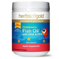 Herbs Of Gold Children's Fish Oil With DHA EPA 150s Herbs Of Gold Children's Fish Oil With DHA EPA 150s