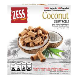 Zess Coconut Crispy Roll 150gm Zess Coconut Crispy Roll 150gm