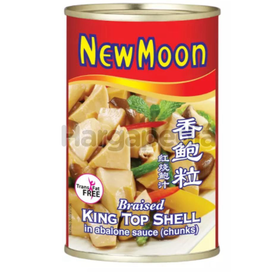 New Moon King Top Shell In Braised Chunks 425gm New Moon King Top Shell In Braised Chunks 425gm