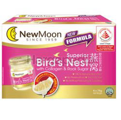 New Moon Superior Birds Nest With Collagen With Rock Sugar 6x75gm New Moon Superior Birds Nest With Collagen With Rock Sugar 6x75gm