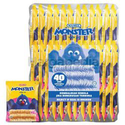 Mamee Monster Noodle Snack BBQ 40x25gm Mamee Monster Noodle Snack BBQ 40x25gm