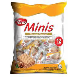 Torto Minis Cubes Hazelnut Flavoured 120gm Torto Minis Cubes Hazelnut Flavoured 120gm