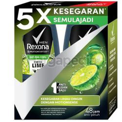 Rexona Men Deodorant Roll On Fresh Lime 2x50ml Rexona Men Deodorant Roll On Fresh Lime 2x50ml