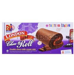 London Roll Double Chocolate 6x20gm London Roll Double Chocolate 6x20gm