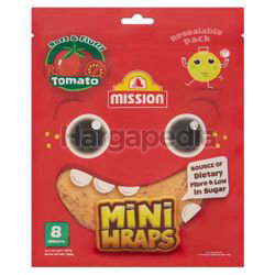 Mission Mini Wraps 8 Wraps Tomato 300gm Mission Mini Wraps 8 Wraps Tomato 300gm