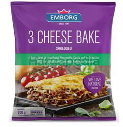 Emborg 3 Cheese Bake 200gm Emborg 3 Cheese Bake 200gm
