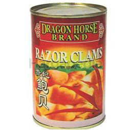 Dragon Horse Razor Clams in Brine 425gm Dragon Horse Razor Clams in Brine 425gm