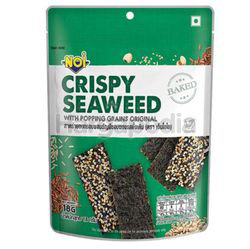 NOi Crispy Seaweed With Popping Grain Original 18gm NOi Crispy Seaweed With Popping Grain Original 18gm