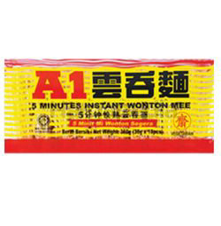 A1 5 Minutes Instant Wonton Mee 360gm A1 5 Minutes Instant Wonton Mee 360gm