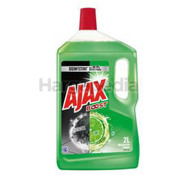 Ajax Boost Floor Cleaner Charcoal & Lime 2lit Ajax Boost Floor Cleaner Charcoal & Lime 2lit