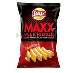 Lay's Maxx Flaming Spicy 65gm Lay's Maxx Flaming Spicy 65gm