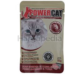 Power Cat Cat Food Fresh Sardine & Tuna 85gm Power Cat Cat Food Fresh Sardine & Tuna 85gm