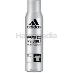 Adidas Men Deodorant Spray Pro Invisible 150ml Adidas Men Deodorant Spray Pro Invisible 150ml