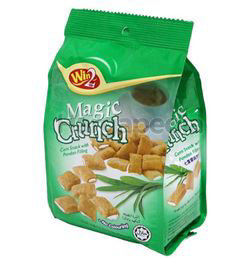 Win2 Magic Crunch Corn Snack With Pandan Filling 70gm Win2 Magic Crunch Corn Snack With Pandan Filling 70gm