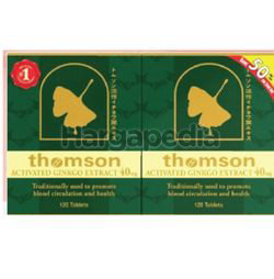 Thomson Activated Ginkgo 40mg 2x120s Thomson Activated Ginkgo 40mg 2x120s