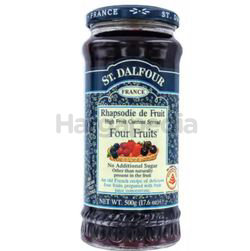 St Dalfour Four Fruits Jam 500gm St Dalfour Four Fruits Jam 500gm