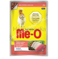 Me-O Cat Pouch Tuna Topping White Fish 80gm Me-O Cat Pouch Tuna Topping White Fish 80gm
