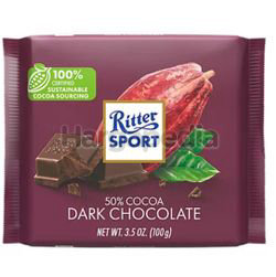 Ritter Sport Dark Chocolate 50% 100gm Ritter Sport Dark Chocolate 50% 100gm