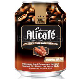 Ali Cafe Tongkat Ali Coffee Ginseng Kurma Madu 250ml Ali Cafe Tongkat Ali Coffee Ginseng Kurma Madu 250ml