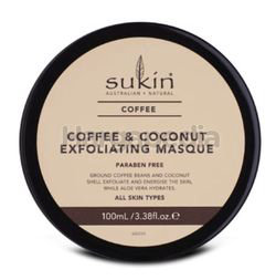 Sukin Coffee & Coconut Exfoliating Facial Masque 100ml Sukin Coffee & Coconut Exfoliating Facial Masque 100ml