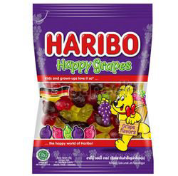 Haribo Happy Grapes 80gm Haribo Happy Grapes 80gm