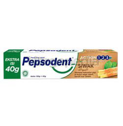 Pepsodent Action 123 Siwak Toothpaste 190gm Pepsodent Action 123 Siwak Toothpaste 190gm