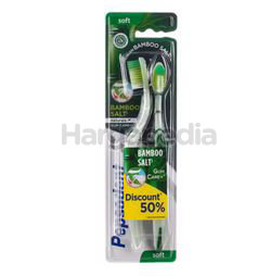 Pepsodent Bamboo Salt Toothbrush 2s Pepsodent Bamboo Salt Toothbrush 2s