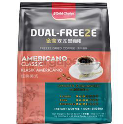 Gold Choice Dual-Freeze Americano Classic Black Coffee 30x2gm Gold Choice Dual-Freeze Americano Classic Black Coffee 30x2gm