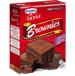 Dr. Oetker Nona Brownies Double Chocolate 510gm Dr. Oetker Nona Brownies Double Chocolate 510gm