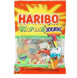 Haribo Gummy Worms Zourr 80gm Haribo Gummy Worms Zourr 80gm