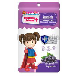 Chewies Immuno Licious Blackcurrant Flavours 10s Chewies Immuno Licious Blackcurrant Flavours 10s