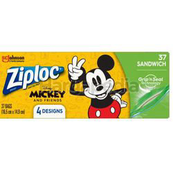 Ziploc Disney Mickey Sandwich Bag 66s Ziploc Disney Mickey Sandwich Bag 66s