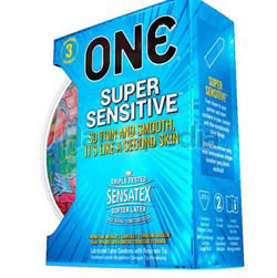 ONE Condoms Super Sensitive 3s ONE Condoms Super Sensitive 3s