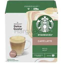 Starbucks Caffe Latte 12 Cap 195gm Starbucks Caffe Latte 12 Cap 195gm