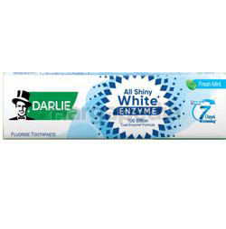Darlie All Shiny White Supreme Enzyme Fresh Mint 120gm Darlie All Shiny White Supreme Enzyme Fresh Mint 120gm