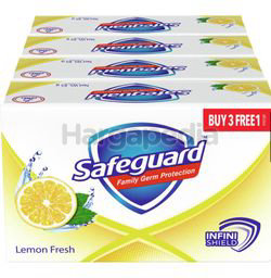 Safeguard Lemon Fresh Soap Bar Infini Shield 4x85gm Safeguard Lemon Fresh Soap Bar Infini Shield 4x85gm