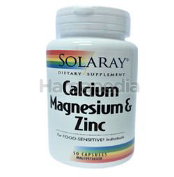 Solaray Calcium Magnesium & Zinc 50s Solaray Calcium Magnesium & Zinc 50s
