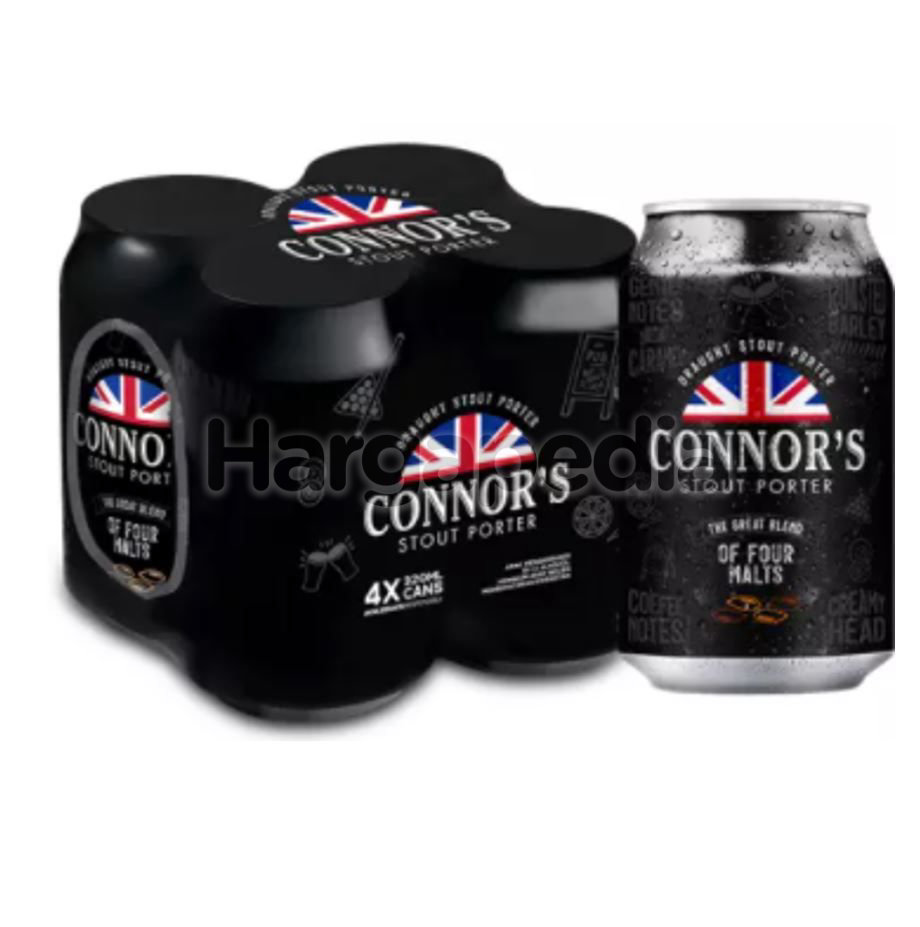 CONNOR'S Stout Can 4x320ml