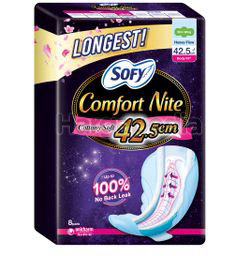 Sofy Body Fit Comfort Night Slim Wing 42.5cm 8s Sofy Body Fit Comfort Night Slim Wing 42.5cm 8s