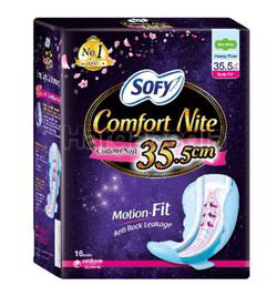 Sofy Body Fit Comfort Nite Wing 35.5cm 16s Sofy Body Fit Comfort Nite Wing 35.5cm 16s