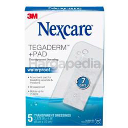 3M Nexcare Tegaderm + Pad Dressing 5s 3M Nexcare Tegaderm + Pad Dressing 5s