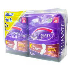 Intimate Cottony Surface Night Guard Ultralong Maxi Wing 2x6s Intimate Cottony Surface Night Guard Ultralong Maxi Wing 2x6s
