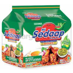 Mi Sedaap Mi Goreng Spicylicious 5x86gm Mi Sedaap Mi Goreng Spicylicious 5x86gm